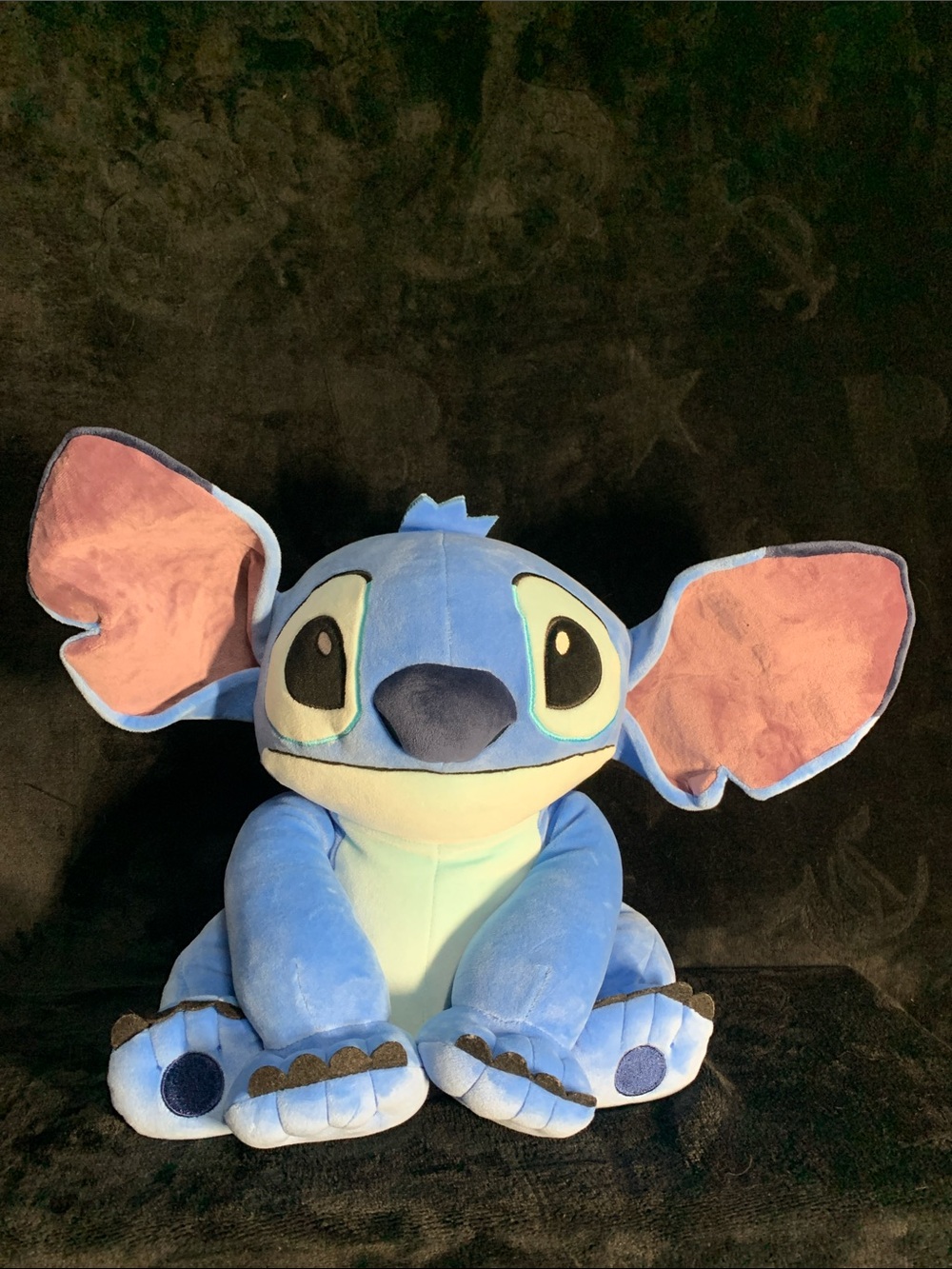 Heavy Disney Blue and Pink Stitch Plush Stuffed Animal